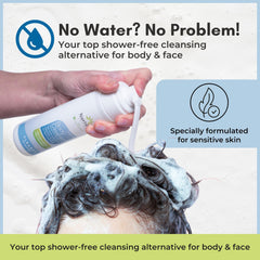 Nurture Valley aloe vera foam demonstrating gentle cleansing
