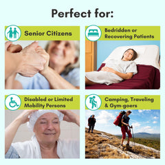 Nurture Valley disposable shampoo cap for hygienic showerless care at home or hospital