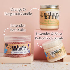 Nurture by Nature Botanicals hand cream tube offering nourishing moisturization for dry hands.