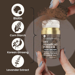 Nuva Botanicals travel size dry shampoo for on the go refresh 0.42 oz.