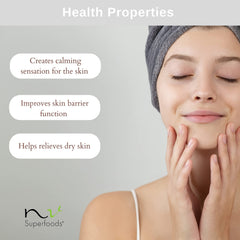 NV Superfoods Organic Vegetable Glycerin pure base for face, hair, and nails DIY care.