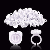 NXJ INFILILA glue rings 100pcs for lashes offer mess-free application.