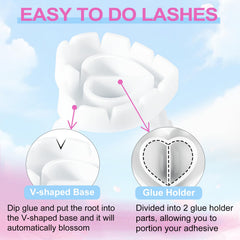 NXJ INFILILA glue rings with adjustable diameter fit various finger sizes for comfort.