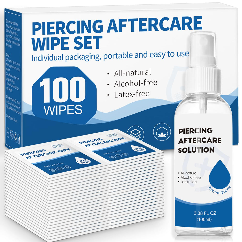 NXPPYY piercing aftercare spray bottle for gentle cleansing and soothing relief.