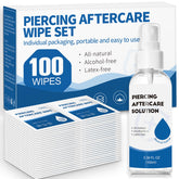 NXPPYY piercing aftercare spray bottle for gentle cleansing and soothing relief.