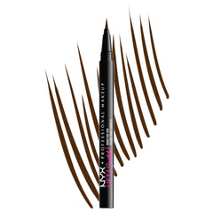 NYX Lift & Snatch con aplicador micro-pincel para cejas, trazos naturales.