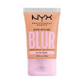 NYX Bare With Me Blur Tint muestra difuminación instantánea para piel suave.