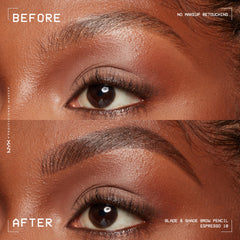 NYX Blade & Shade: punta doble para delineado y sombreado precisos.