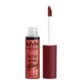 NYX Butter Gloss Bling Big Spender tube with shiny, non-sticky finish.
