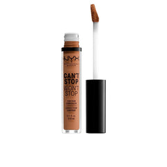 nyx cant-stop-wont-stop contour concealer mahogany for full coverage and precise contouring
