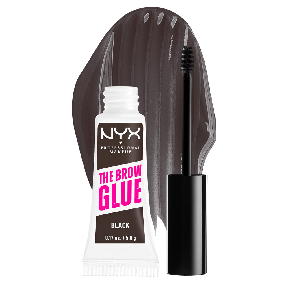 NYX pegamento de cejas con cepillo redondo para fijarlas