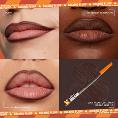 Delineador labial NYX Duck Plump con punta doble para mayor precisión