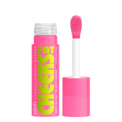 NYX Fat Cheeks Liquid Blush Dragon Fruit Drip delivers a juicy, dewy flush.