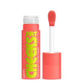 NYX Fat Cheeks liquid blush Papaya Plump bottle with dewy, buildable color.