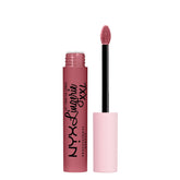 Labial NYX Lip Lingerie XXL Matte rosa polvoroso para un look suave y duradero.