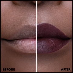 Textura cremosa de Labial XXL Mate para un look duradero.
