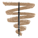 NYX Micro Brow Pencil define cejas con precisión y naturalidad.