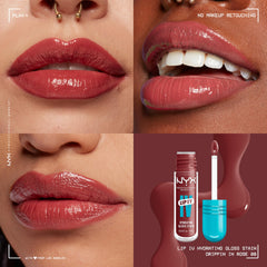 NYX Lip IV textura brillante para un toque de color natural