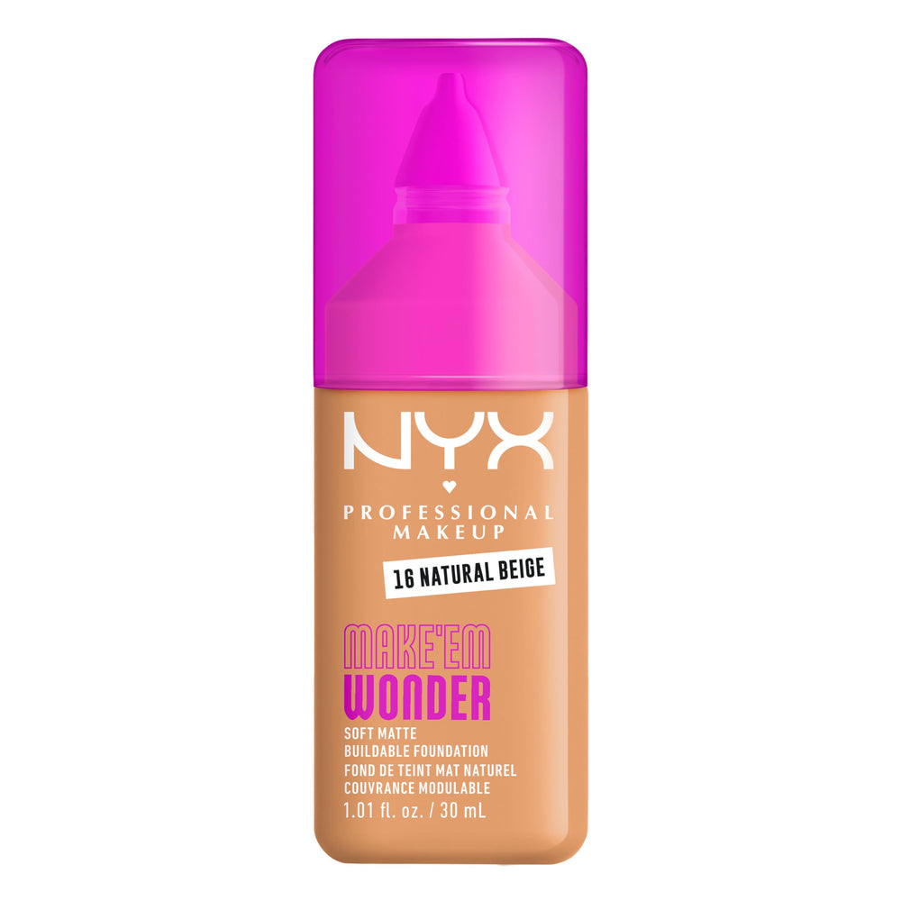 NYX Make 'Em Wonder: acabado mate suave para uso diario