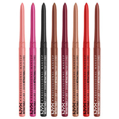 Sand Beige lip swatch shows creamy, long-wearing color by NYX