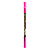 NYX Powder Louder Brow Pencil application strokes for natural, fuller brows.