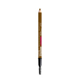 NYX Powder Louder Brow Pencil blonde application for precise brow shaping