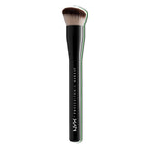 NYX PROFESSIONAL MAKEUP Can't Stop Won't Stop brush angled top close-up for precise contour blending.