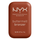 Bronceador Matte Buttermelt de NYX en empaque compacto para retoques.