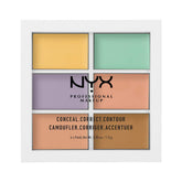 NYX Professional Makeup Paleta de correctores de color para corregir tonalidades de piel