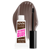 NYX The Brow Glue: aplicación precisa para cejas definidas y fijación duradera.