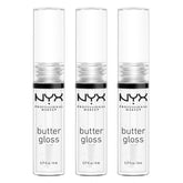 NYX Butter Gloss Sugar Glass: empaque elegante para retoques rápidos