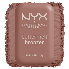Bronzer Buttermelt de NYX, textura polvo suave que se funde para un bronceado natural.