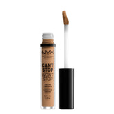 NYX Can't Stop Won't Stop contour concealer bottle for long-lasting, precise concealment.