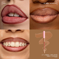 Delineador labial NYX Lip Lingerie con acabado sedoso y color intenso.