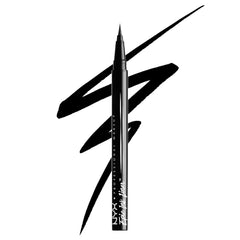 NYX Epic Ink Liner close-up shows a precise tip for sharp, long-wearing lines.