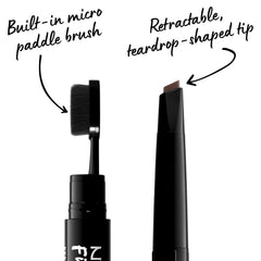 NYX Professional Makeup extremo doble para cejas con pomada que define y rellena