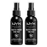 Fijador mate de NYX, botella, ayuda a fijar maquillaje durante todo el día
