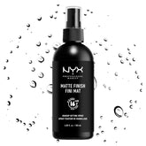 NYX Professional Makeup fijador mate jumbo, acabado duradero para piel sin brillo.