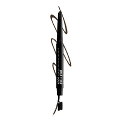 NYX Fill & Fluff Cejas Espresso: definición precisa con lápiz-pomada y difuminado suave.