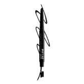 NYX Fill & Fluff Eyebrow Pencil teardrop tip for precise brow strokes
