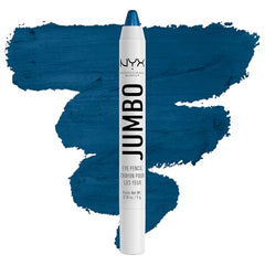 NYX Jumbo Eye Pencil Blueberry Pop demonstrates a smooth, creamy texture.
