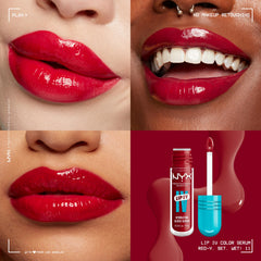 Lip IV de NYX, tono natural ligero para labios suaves y humectados.