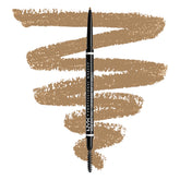 Lápiz para cejas NYX con punta precisa para trazos naturales y definidos.