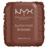 NYX Matte Buttermelt Do Butta Bronceador: empaque compacto para retoques rápidos.