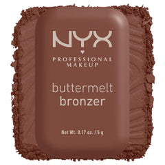 NYX Matte Buttermelt Do Butta Bronceador: empaque compacto para retoques rápidos.