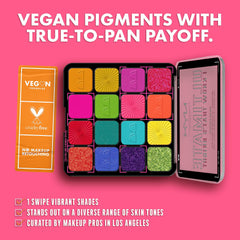 NYX Paleta Dieciséis Tonos para estilos rápidos de día a noche.