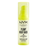 NYX PROFESSIONAL MAKEUP Plump Right Back, serúm-primer-botella, mejora la adherencia del maquillaje.