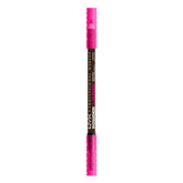 NYX Powder Louder Brow Pencil creates a full brow shape with natural-looking color.