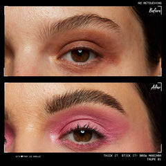 NYX Thick It Stick It: definición precisa de cejas con tono taupe.