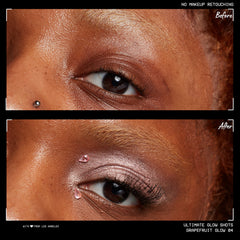 NYX Glow Shots second-skin finish provides comfortable eyelid glow